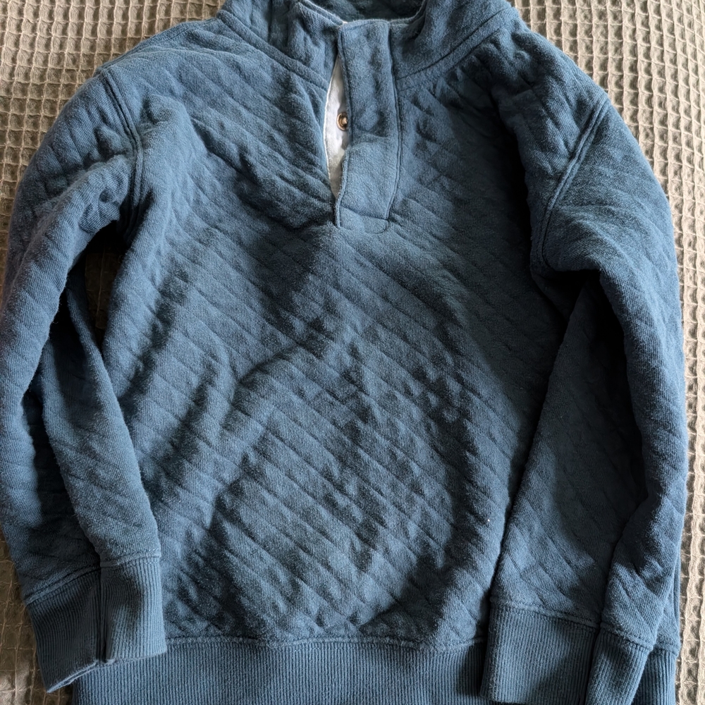 Cat & Jack Kids Quilted Pullover - Blue